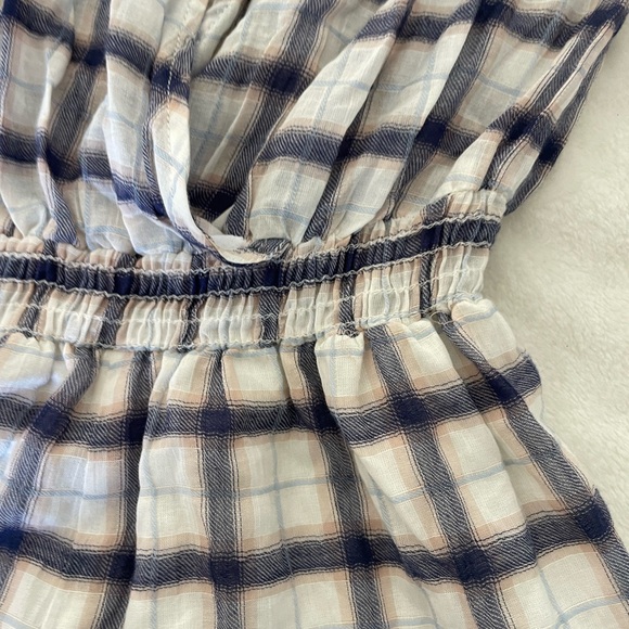 Blue Life Plaid Coppola Off-Shoulder Romper - Picture 10 of 12